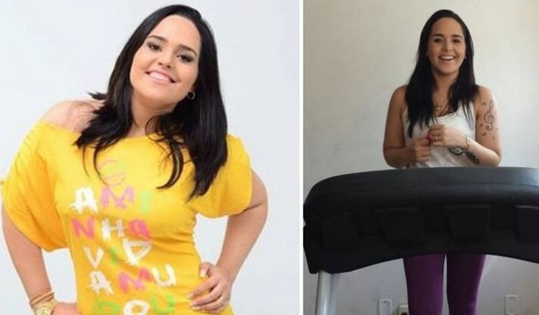 Cantora Perlla perde 19kg e volta a ser magra
