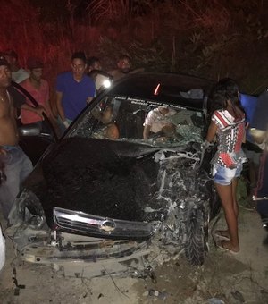 Dois morrem e cinco ficam feridos em grave acidente em Marechal Deodoro