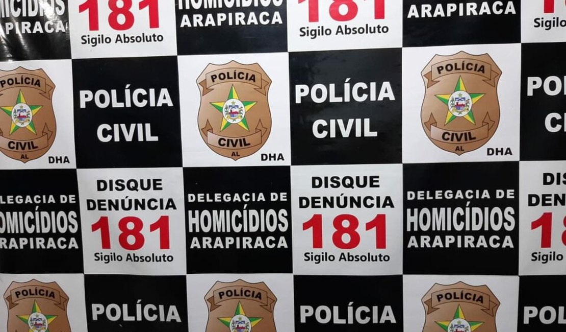 Acusado de matar idosa é preso por policiais da Delegacia de Homicídios de Arapiraca