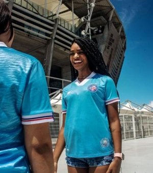 Com alusão ao Manchester City, Bahia lança novo uniforme