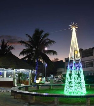 Decoração natalina de Maragogi encanta turistas e moradores