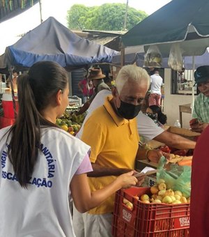 Vigilância Sanitária realiza ação em mercados públicos de Maceió
