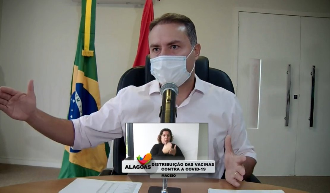 Alagoas vai receber mais 12.500 doses da CoronaVac ainda nesta segunda-feira