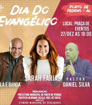 Prefeitura de Porto de Pedras promove Dia do Evangélico nesta sexta-feira