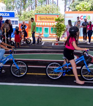 Arena Detranzinho é inaugurada para conscientizar e educar crianças para o trânsito