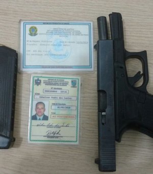 Polícia prende homem com pistola e 18 munições na parte alta de Maceió