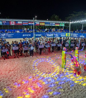 Abertura do Mundial Universitário de Vôlei de Praia movimenta Maceió e competições iniciam nesta terça (6)