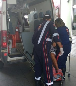 Idosa é agredida pela ex-nora e é levada para o Hospital de Emergência