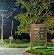 Preço do litro da gasolina em Porto de Pedras é de R$ 6,59