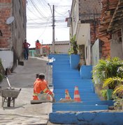 Obra na escadaria do bairro Ouro Preto entra na fase final de reestruturação