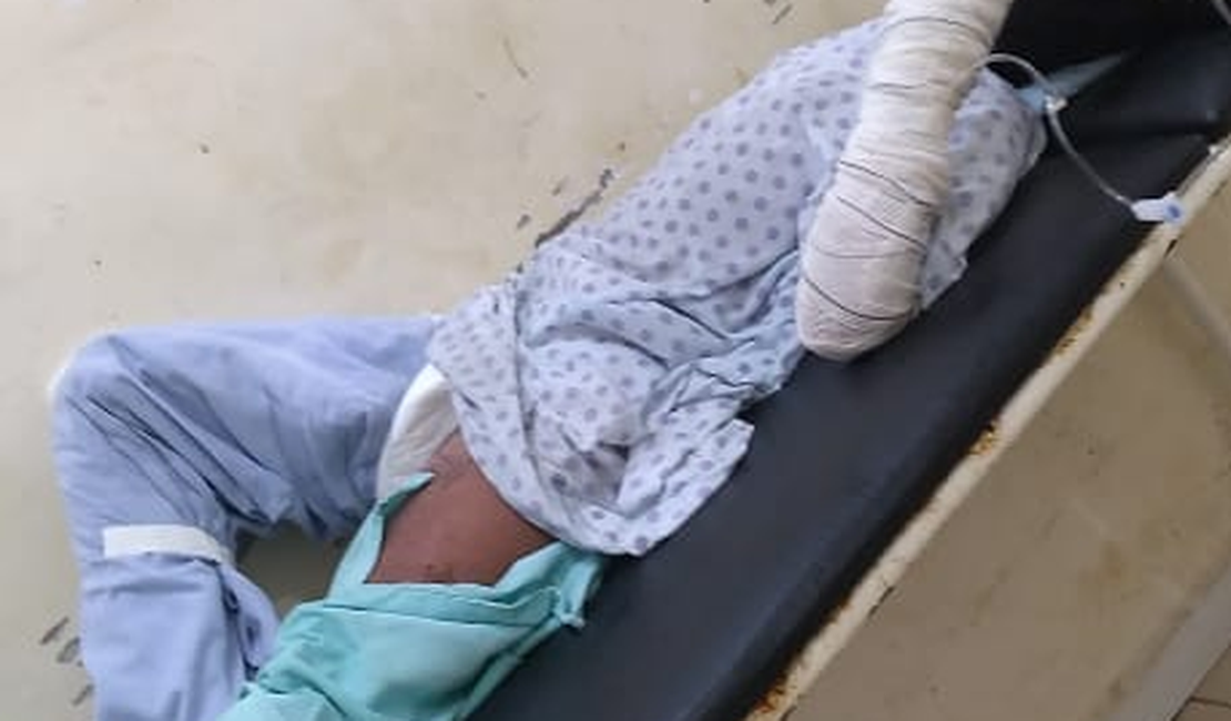 Vizinhos precisaram quebrar cadeado para salvar crianças após explosão de celular