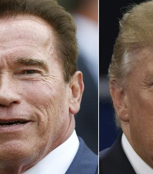 Schwarzenegger diz que Donald Trump o critica porque é 'apaixonado por ele'
