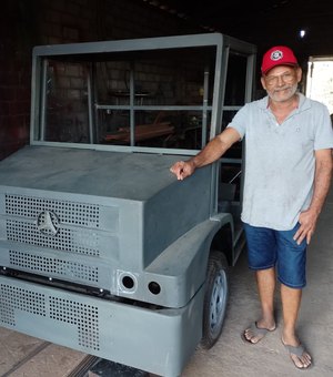[Video] Brinquedo de gente grande: morador de São Sebastião constroi sozinho o seu próprio caminhão