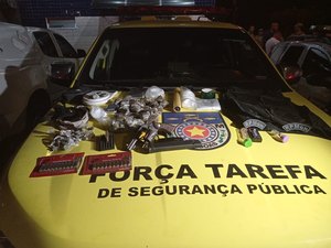 Polícia Militar apreende armas e drogas em Maceió e Arapiraca