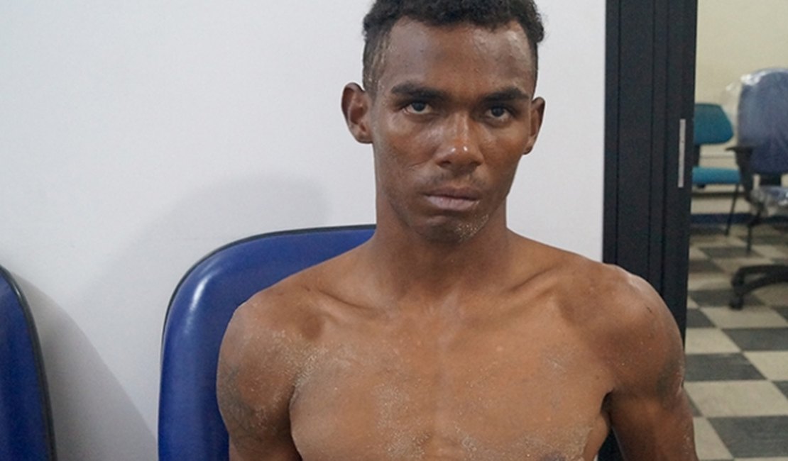 Homem é preso acusado de cometer assaltos na parte baixa de Maceió