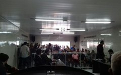 Sessão na Câmara Municipal de Maribondo 