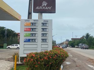 Preço do litro da gasolina comum sofre reajuste em Maragogi