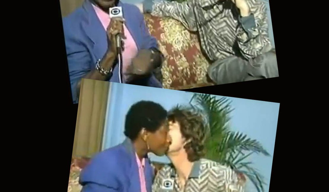 Rolou beijo! Web resgata vídeo de Mick Jagger flertando com Gloria Maria