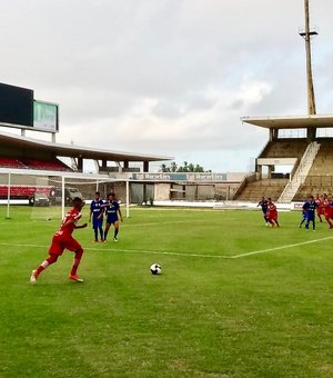 Pelo Campeonato Alagoano sub-17, CSA vence o CRB por 2x1