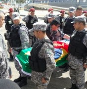 Corpo de PM que morreu em acidente automobilístico em Goiás chega a Alagoas