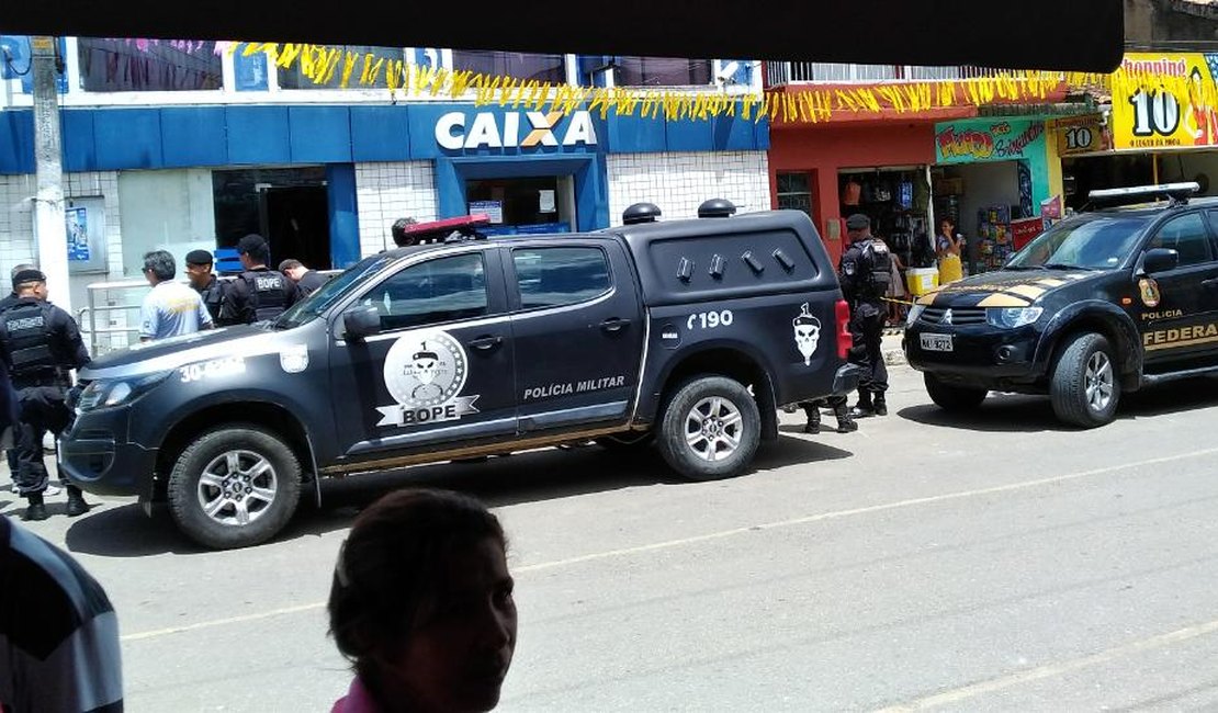 Polícia Federal chega em Porto Calvo para investigar explosões de agências