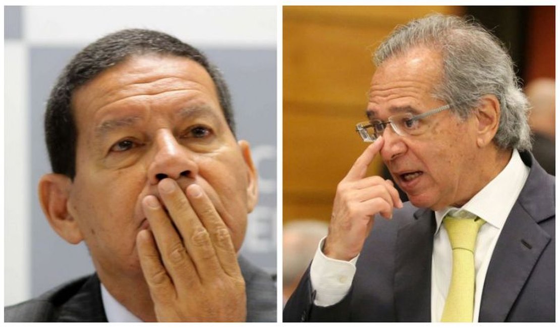 Paulo Guedes e Mourão visitam Bolsonaro em hospital após polêmicas