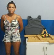 Em Arapiraca, mulheres são presas em flagrante com 14kg de maconha