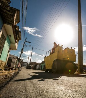 Revitaliza Maceió: em ritmo acelerado, Clima Bom tem sete ruas pavimentadas
