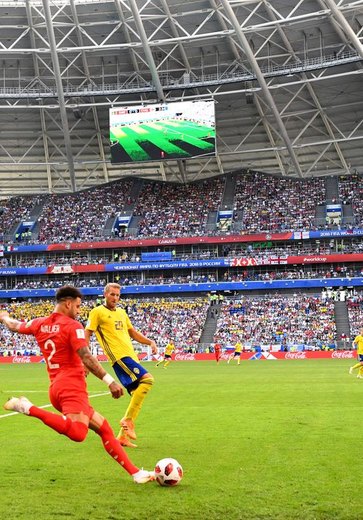 Inglaterra vence a Suécia por 2 a 0, convence e vai às semifinais