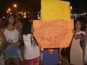 Protesto: Moradores do Bom Parto reivindicam relocação à Braskem