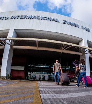 Aeroporto Zumbi dos Palmares registra mais de 90% do fluxo contabilizado em 2019