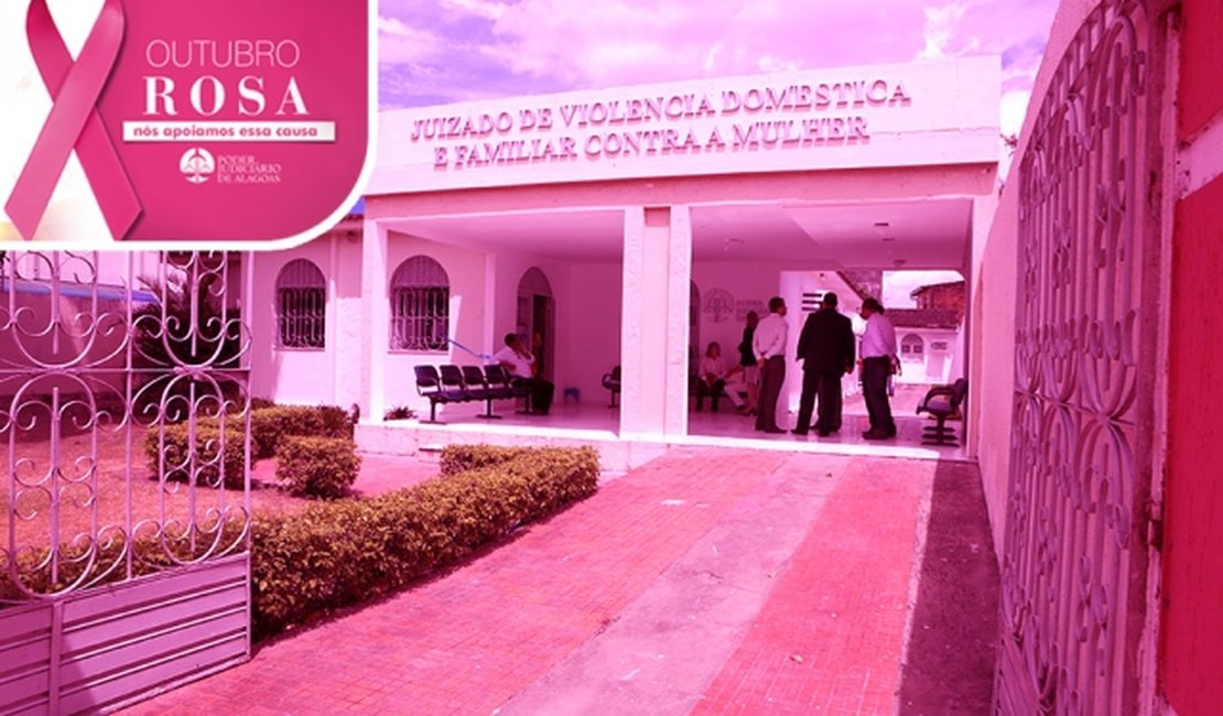 Juizado da Mulher de Arapiraca realiza ações alusivas ao Outubro Rosa
