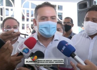 Em evento, Renan Filho comenta sobre rodada do Alagoano: 'o único derrotado fui eu'