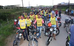 Mais de 300 motoqueiros participaram da homenagem ao mototaxista