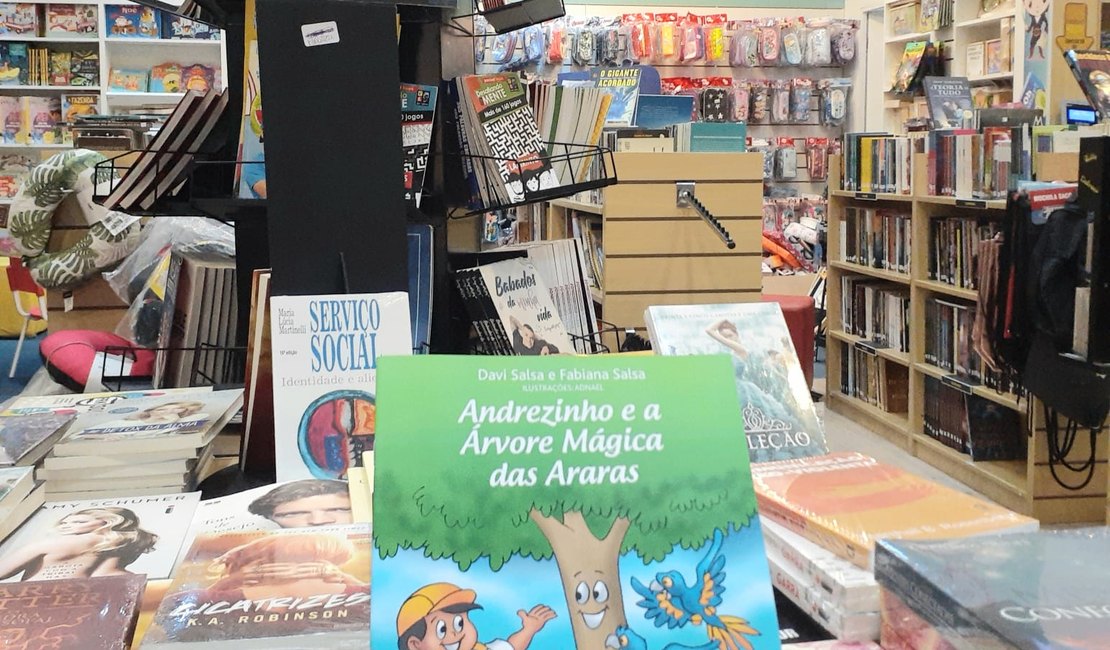 Livro infantil que conta a história de Arapiraca está a venda em livraria e bancas de revistas