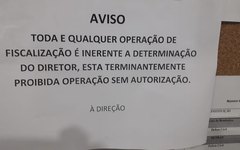 Para agentes, aviso foi uma maneira de retaliar fiscalização e descumpre determinação do Código de Trânsito Brasileiro