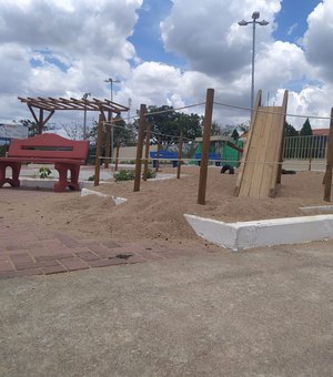 Ação de vândalos em Praça de Palmeira de fora traz insegurança para moradores