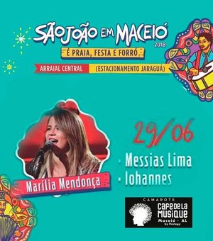 Marília Mendonça e Gustavo Lima são as grandes atrações do fim de semana