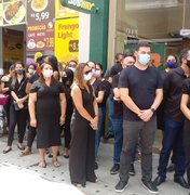 Comerciantes do Centro de Maceió fazem protesto exigindo reordenação do local
