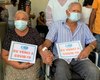 Casados há 56 anos, arapiraquenses têm reencontro emocionante após se recuperarem da Covid-19 no HEA