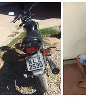 Polícia persegue e prende suspeito por assalto e roubo de moto em Arapiraca
