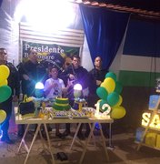 Garoto tem festa de aniversário com tema de Bolsonaro em Maragogi