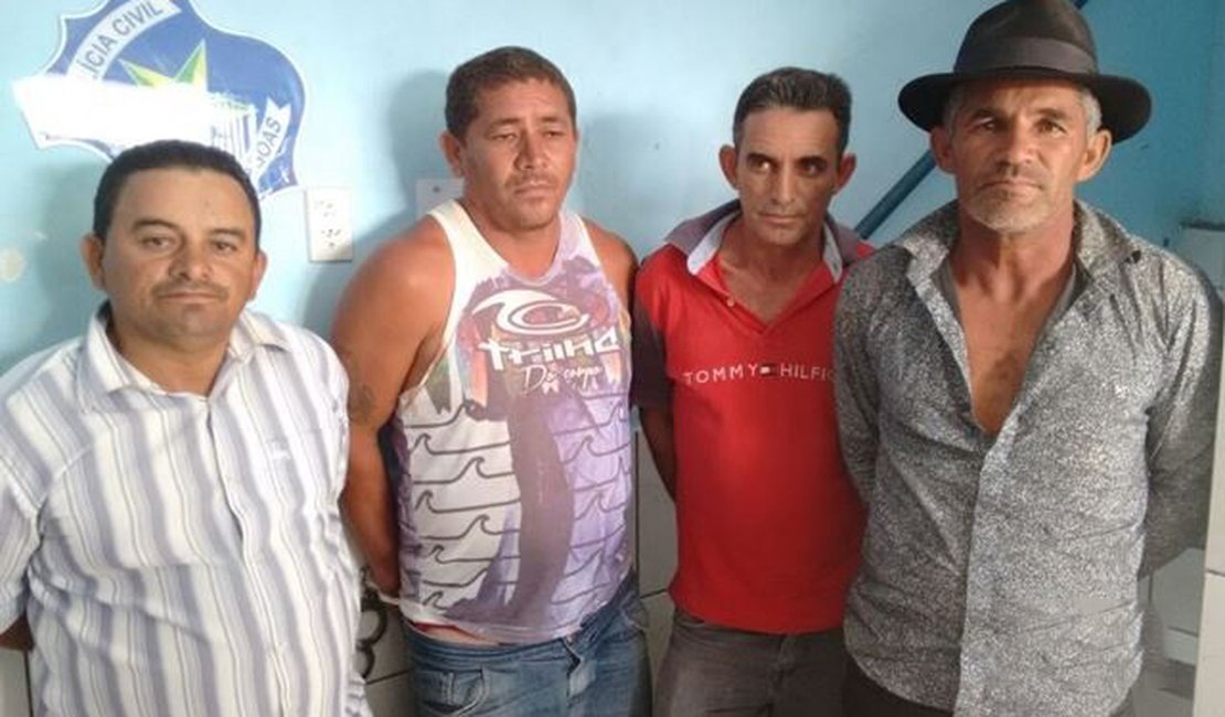 Acusados de vários homicídios e estupro são presos durante operação no Sertão de Alagoas