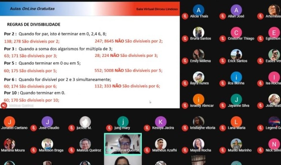 Aulões virtuais revisam conteúdos de sala de aula e preparam para Enem