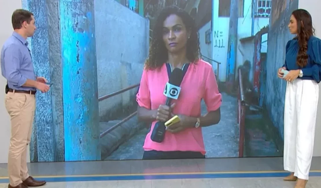 [Vídeo] Repórter de afiliada da Globo é ameaçada ao vivo por homem armado