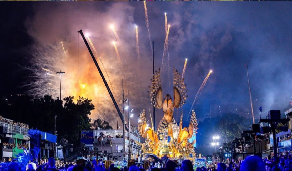 Desfile da Beija-Flor leva Maceió até a Sapucaí com homenagem a Rás Gonguila