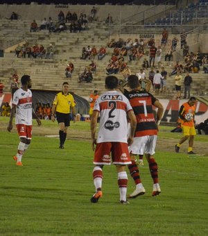 Pelo jogo de ida da pré-Copa do Nordeste, CRB perde para o Campinense por 1x0