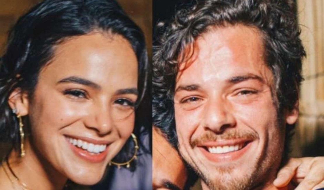 Marquezine ganha beijo no pescoço de Gian Luca Ewbank no RiR
