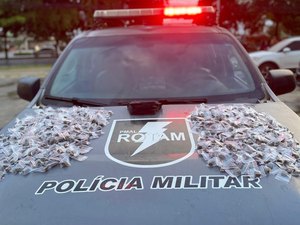 PM apreende arma de fogo, mais de 40 munições e drogas em Maceió