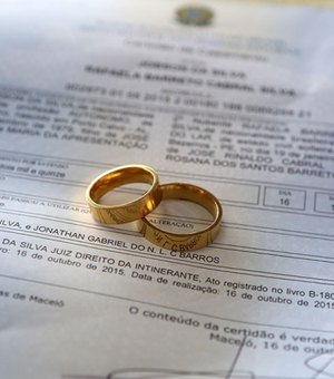 'Justiça Intinerante': TJ/AL promove casamento coletivo para 100 casais no fim de semana